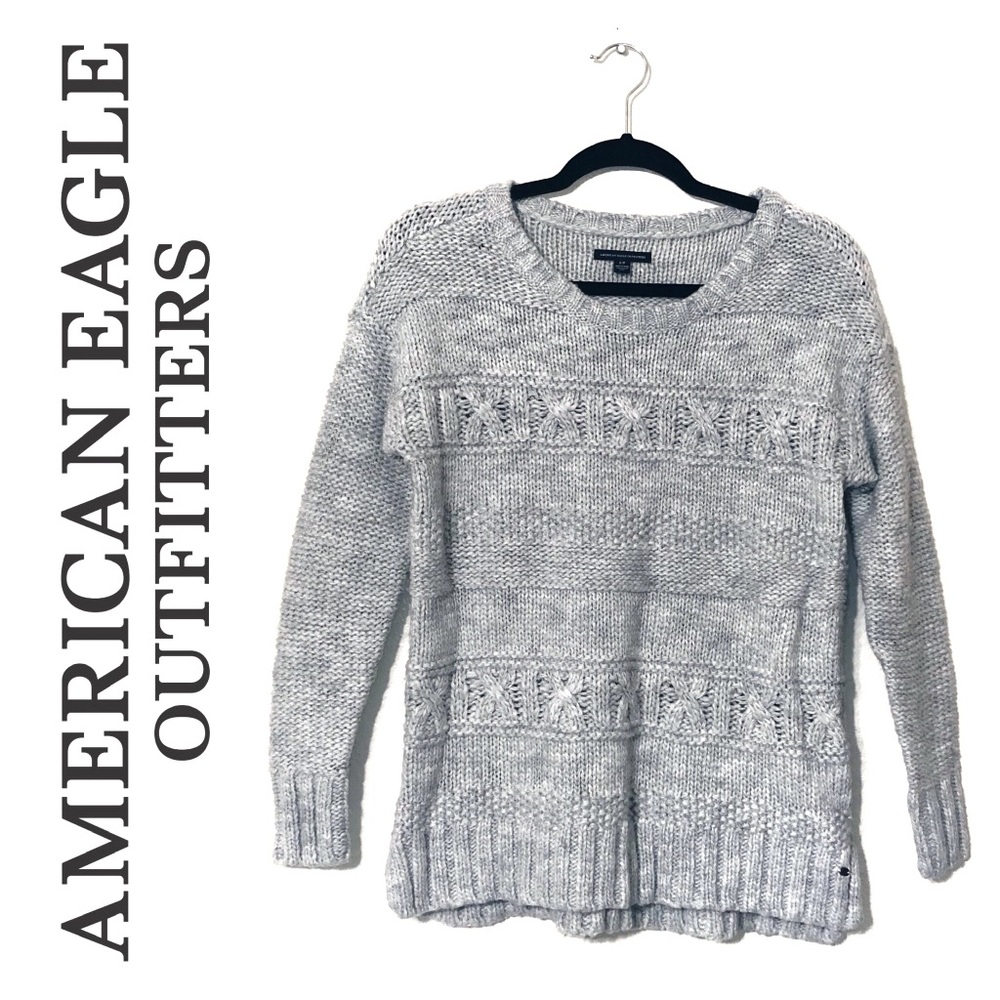 𝑨𝒎𝒆𝒓𝒊𝒄𝒂𝒏 𝑬𝒂𝒈𝒍𝒆 wool knit sweater s/small